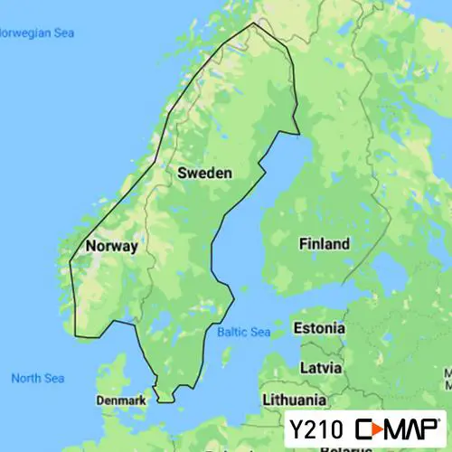 C-Map Discover Y210 Insjöar