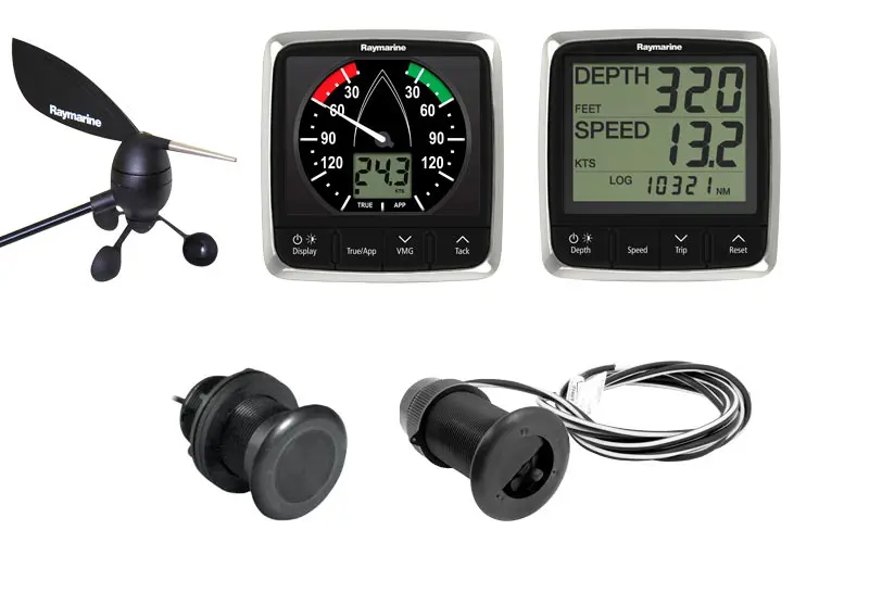 Raymarine i50 + i60 fart/djup/vind system