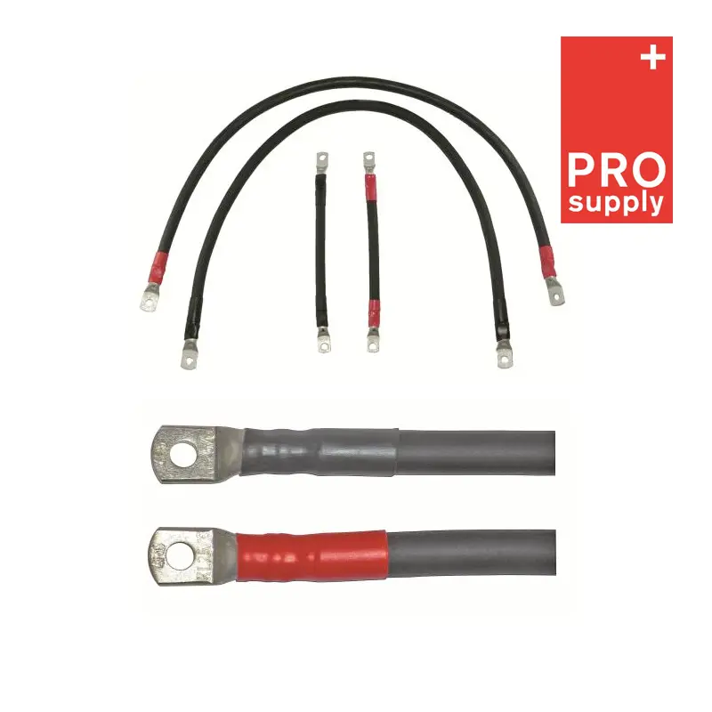 Batterikabel (+)25mm 1,2m, röd