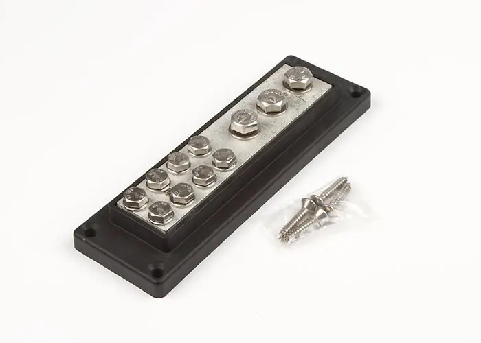 Kopplingsplint 3xM8+8xM6 svart