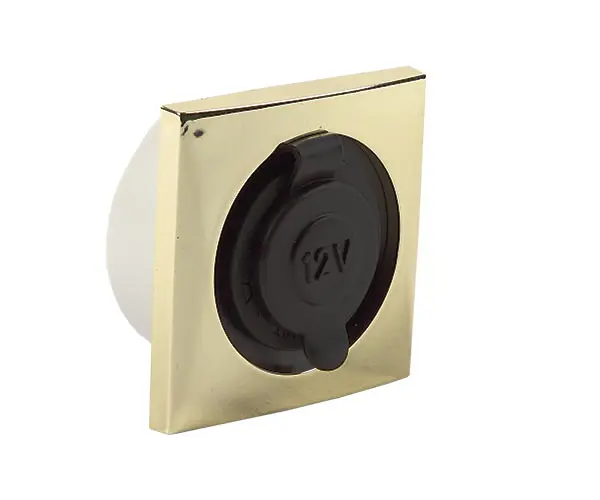 Båtsystem uttag 12V guld/2183