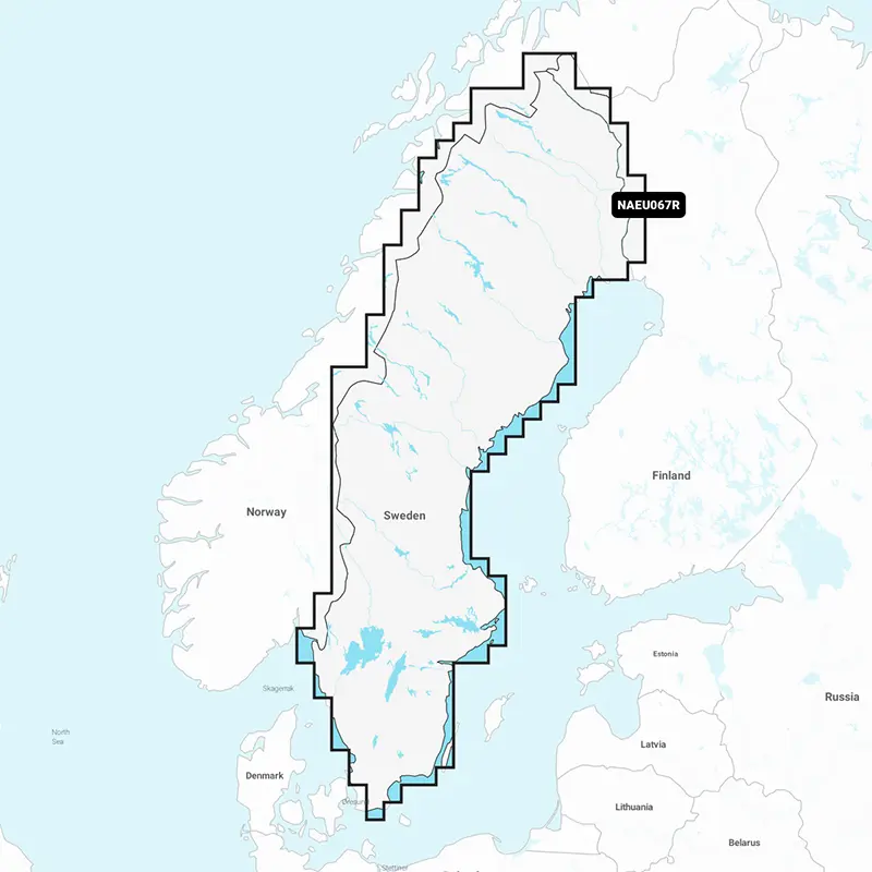 Navionics+ NAEU067R Regular Sverige, sjöar och floder