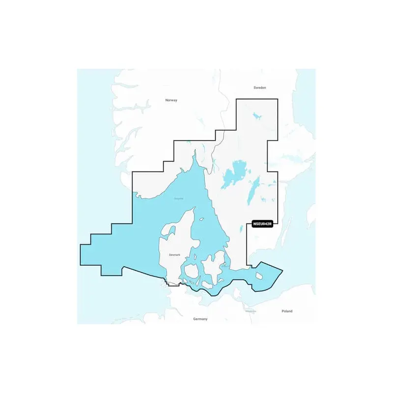 Garmin Navionics+ NSEU042R  Oslo-Trelleborg, Vänern och Vättern