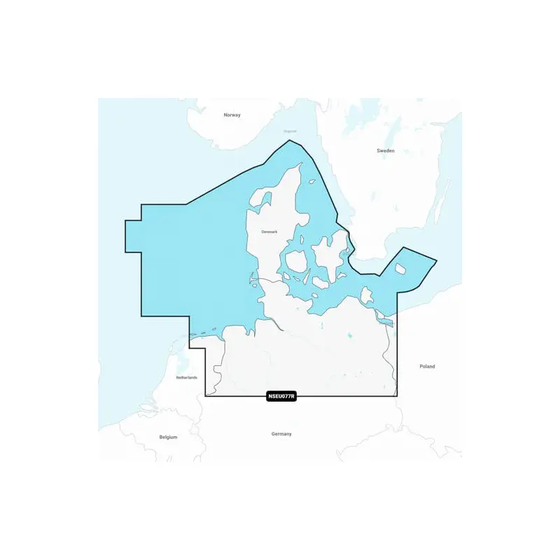 Garmin Navionics+ NSEU077R Danmark och norra Tyskland