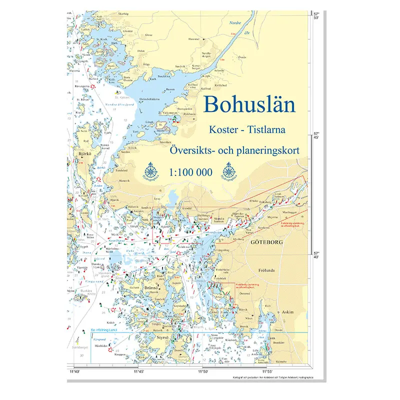 Hydrographica Översiktskort Bohuslän