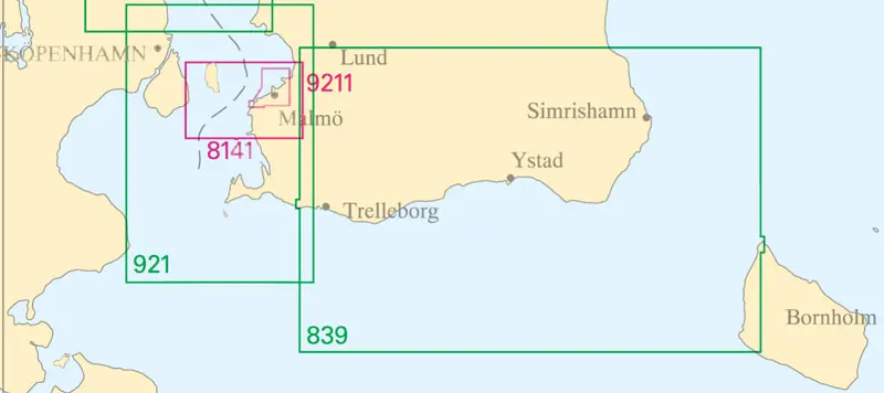 Sjökort nr 921