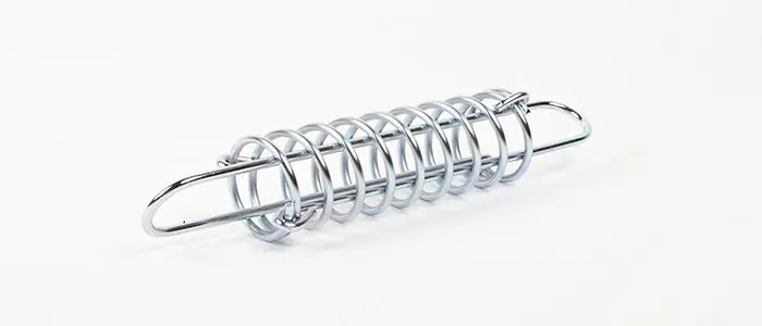 Båtfjäder 280mm varmgalvat fjäderstål