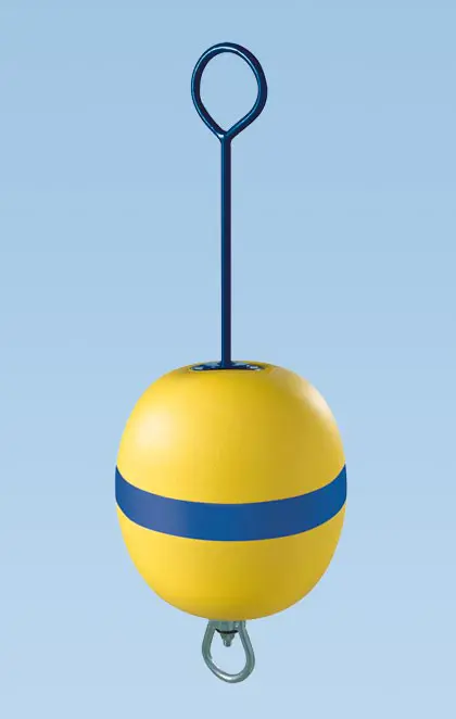 Boj gul 40cm lång ten (fylld)