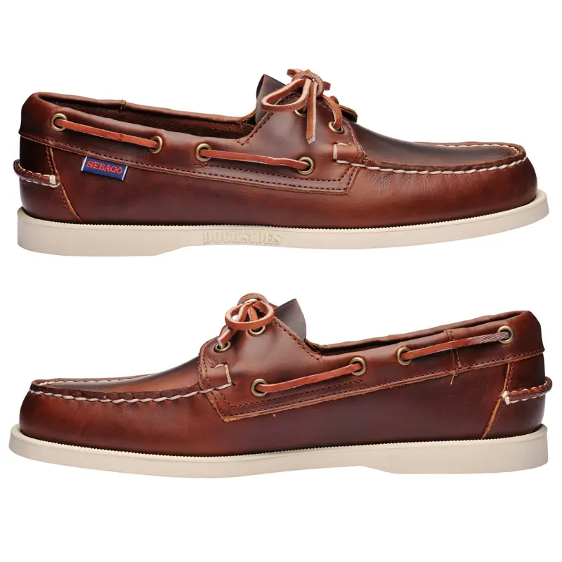 Docksides Portland Waxed brown. Strl. 7,5 (41)