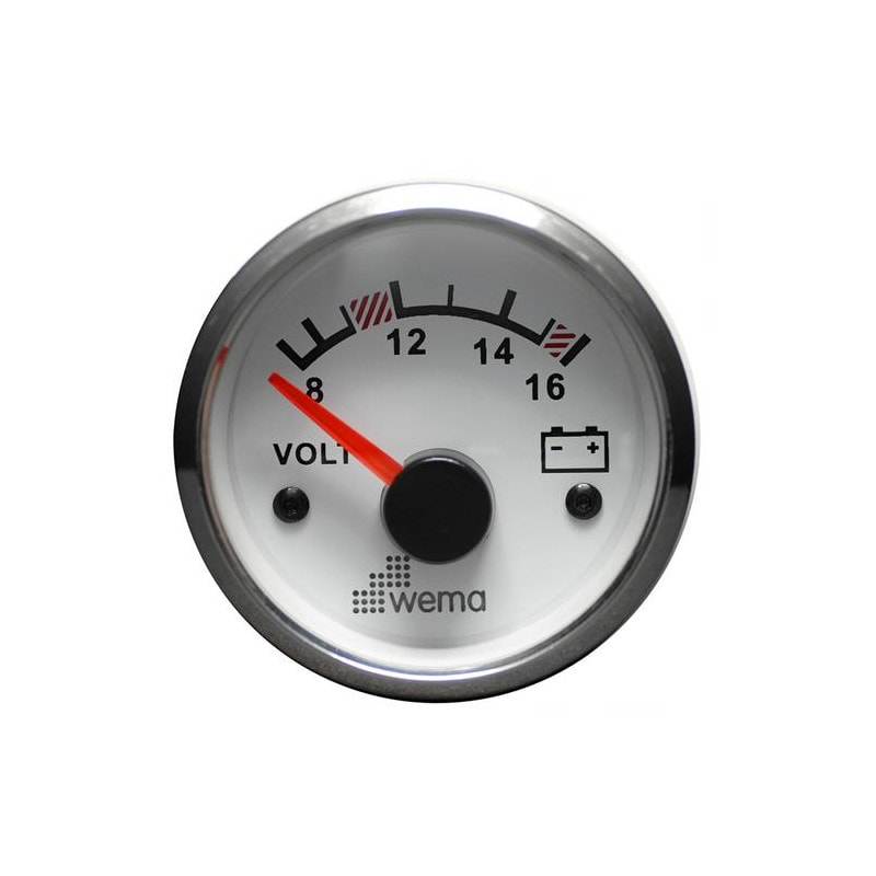 Product Image for Voltmätare Analog Wema Rf/vit