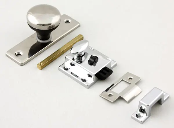 Product Image for Dörrlås Runt Dörrhandtag Kromad