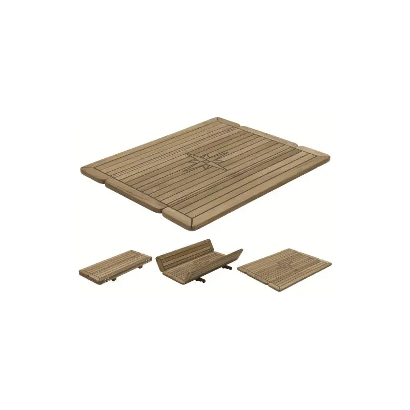 Product Image for Bordsskiva Teak 68x80 Cm Vikbar