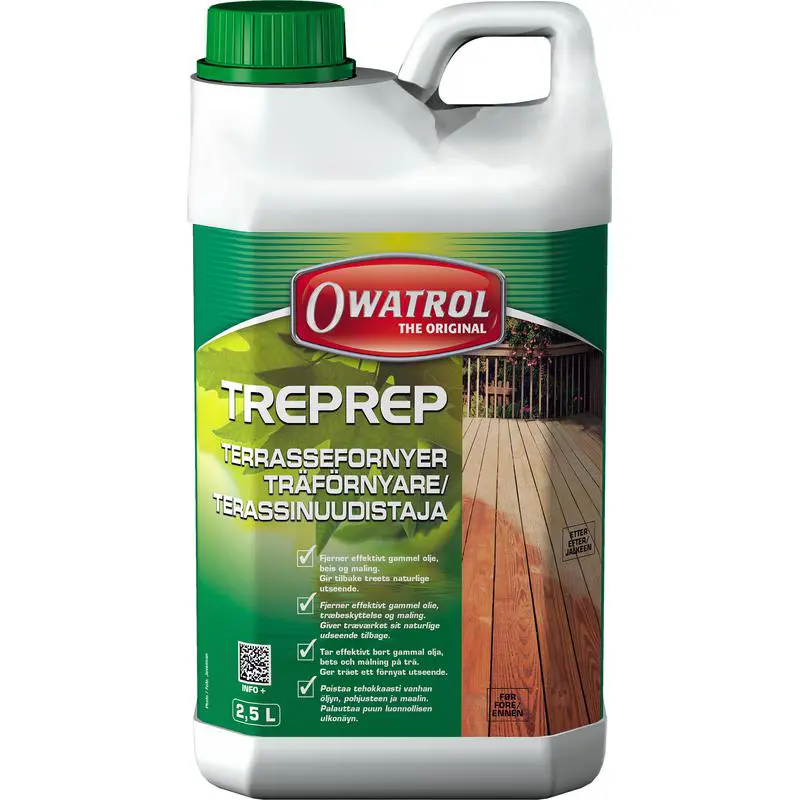 Product Image for Owatrol Treprep Djuprengöring 2.5liter