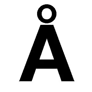 Product Image for Reg-bokstav Å 30mm Svart