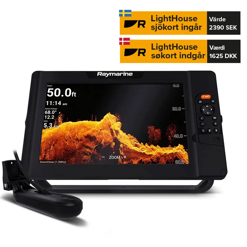 Product Image for Raymarine - Element 7 HV Inkl HV-100 Givare & Lighthouse Sjökort Norra E - GPS kartplotter