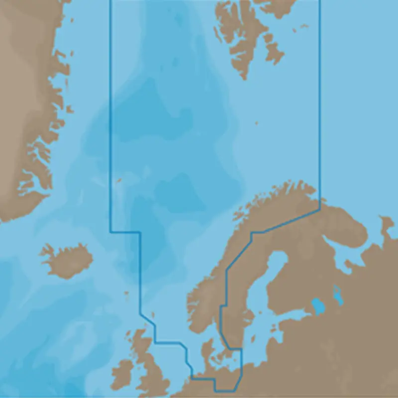 Product Image for C-map Max-n+ W: North Sea &amp; Danmark, En-y300