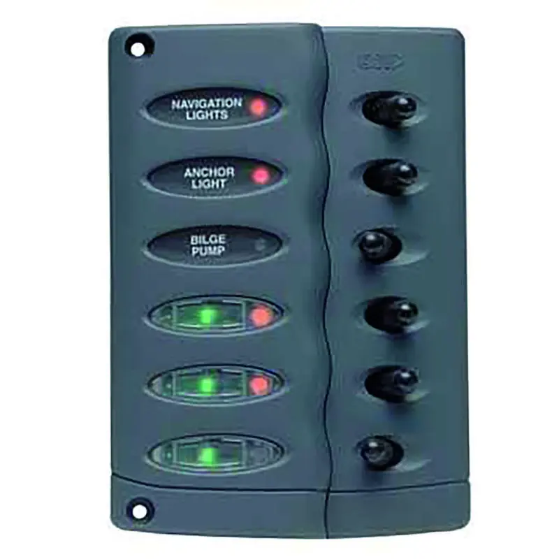 Product Image for Bep Vattentät Panel 6st Vippströmbrytare