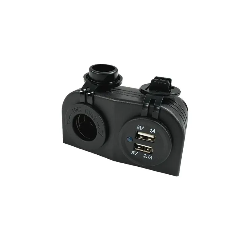 Product Image for Eluttag Utanpå 12v Med 2 X Usb
