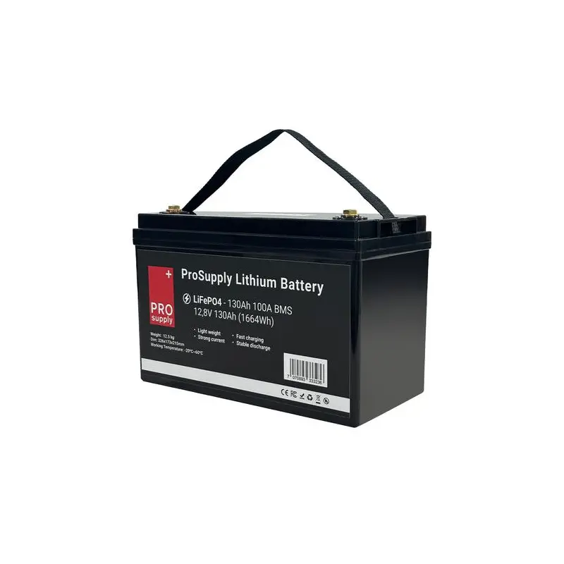 Product Image for Marinbatteri - Pro Supply Litiumbatteri 130ah, 12V - Båtbatteri