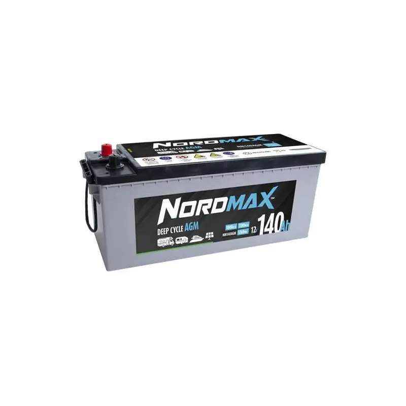 Product Image for Nordmax Agm Batteri Dp 140ah