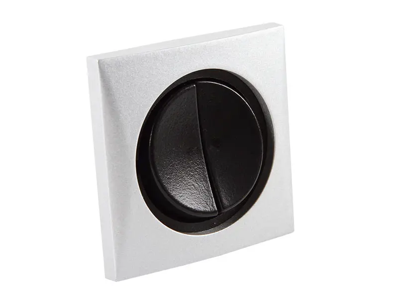 Product Image for Båtsystem Strömbrytare Dubbel Mattsilver/2194