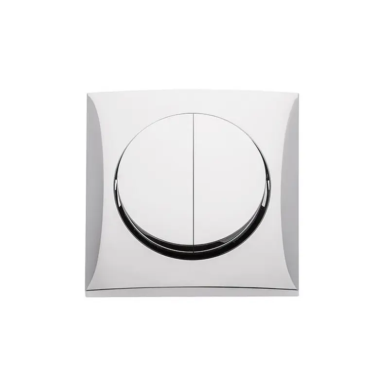Product Image for Berker Återfjädrande Brytare Dubbel, Krom
