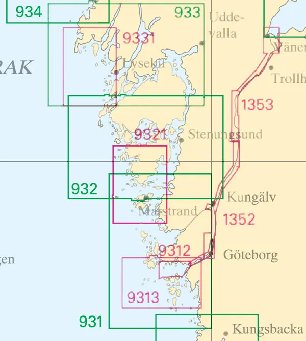 Product Image for Sjökort Nr 932