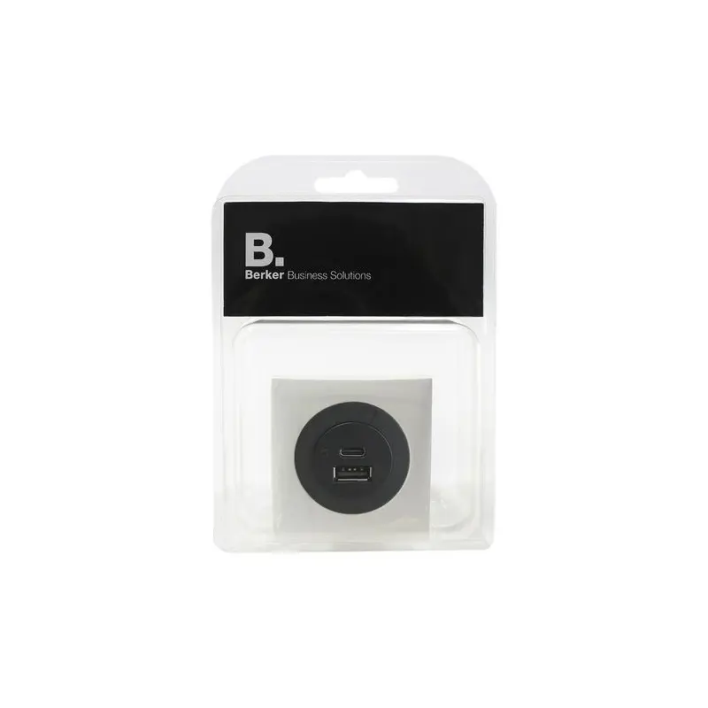 Product Image for Berker Usb-a & Usb-c Vit