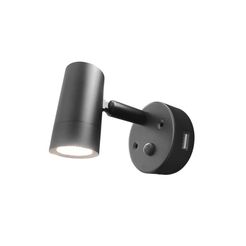 Product Image for Nautilight Kabinlampa Med Usb-uttag, Svart