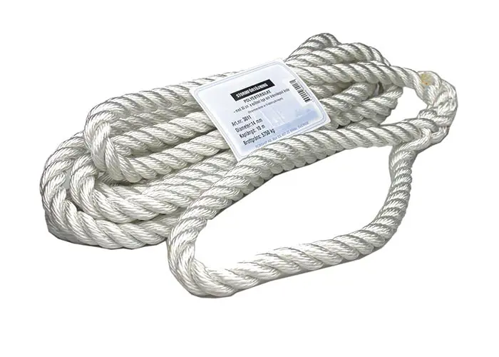 Product Image for Förtöjningslina Med Ögla 12mm 10m Vit - Ankring Och Linor Till Båt