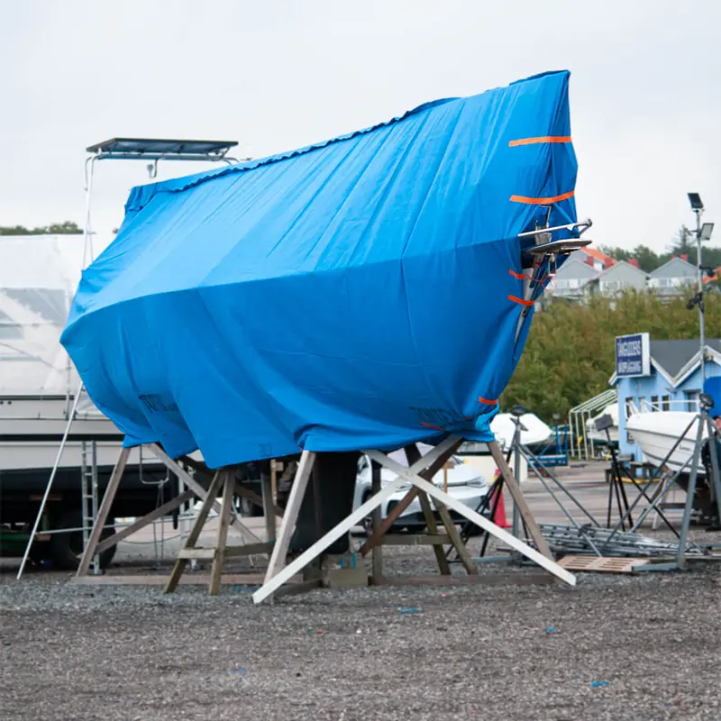 Product Image for Båtpresenning Blå 5x10 M Toptex Boat Cover