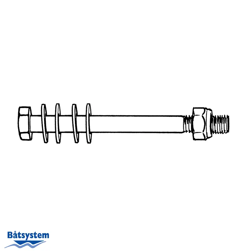 Product Image for Bult Till Ankarrulle, M10x110 Mm