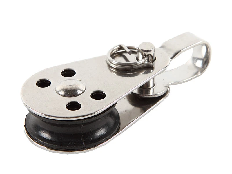 Trimblock med riggbult och schackel