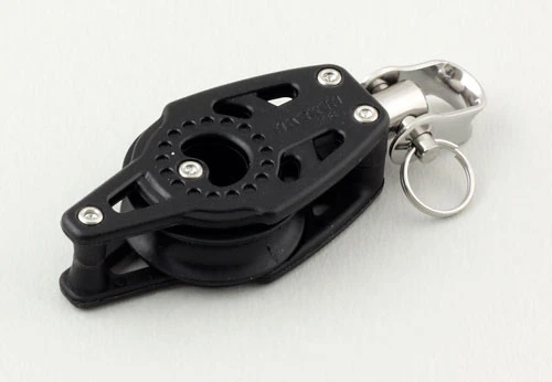 Harken svirvelblock med hundsvott 8mm
