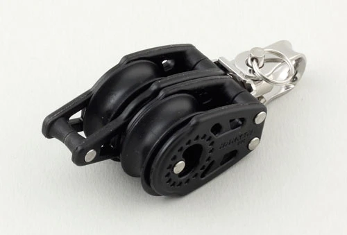 Harken dubbelblock med hundsvott 8mm
