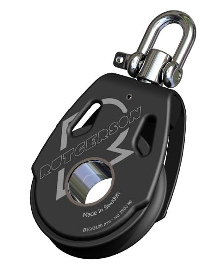 Rutgerson svirvelblock Aluminium 12-16mm