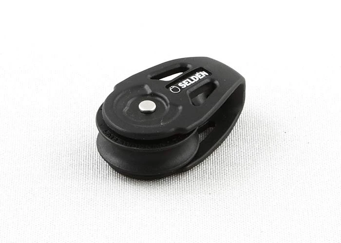Selden enkelblock med linfäste 8mm
