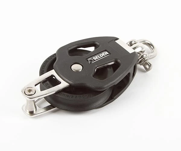 Selden svirvelblock med hundsvott 14mm
