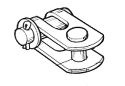 Selden Gaffel/gaffeltoggle till 7mm stag