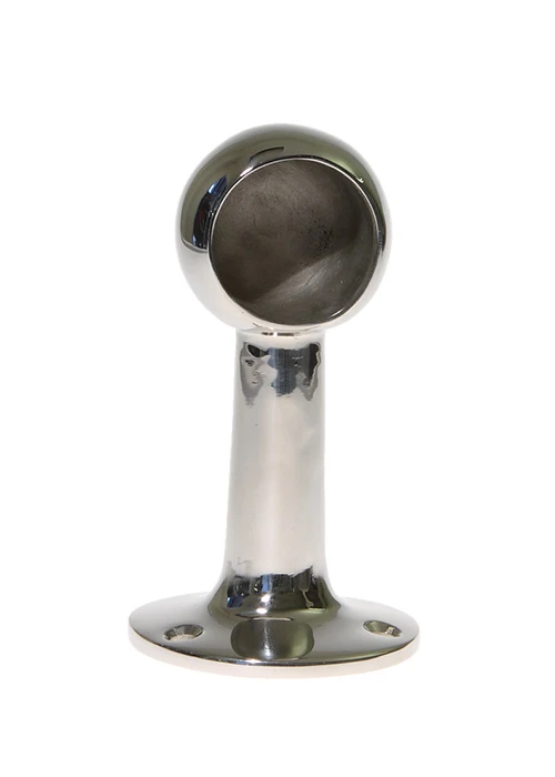 Räckhållare 22mm rak, änddel