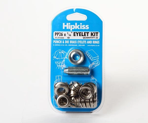 Öljetter 11mm krom FP=25st