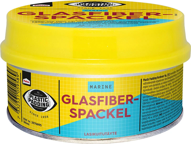 Glasfiberspackel, burk