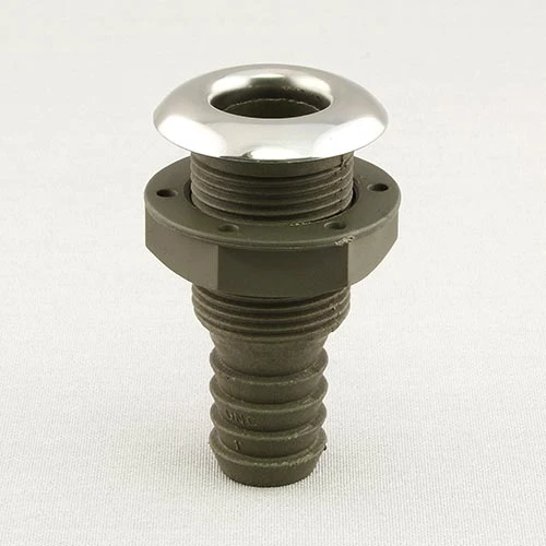 Genomföring rostfri/plast 19mm