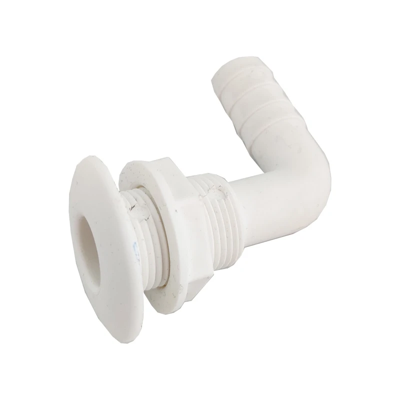 Plastgenomföring vinklad 19mm