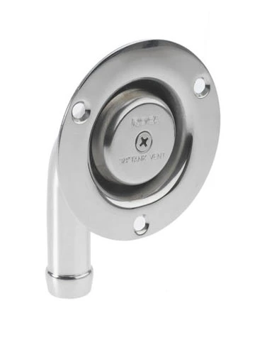 Tankventil flush 19mm vinklad