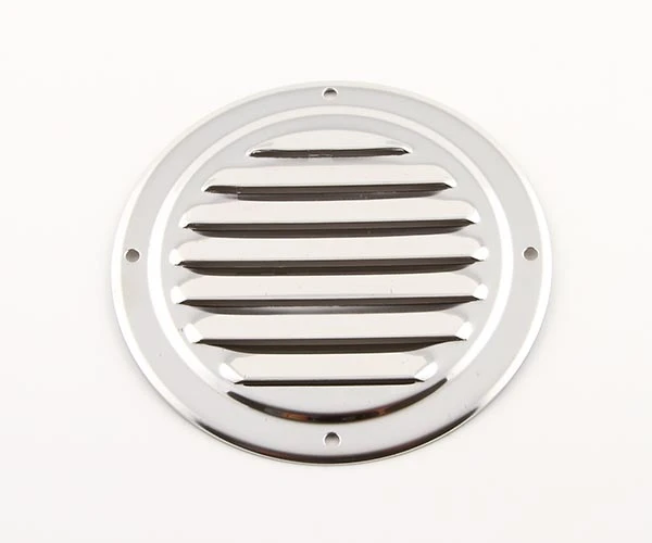 Ventilgaller runt rostfri 125mm