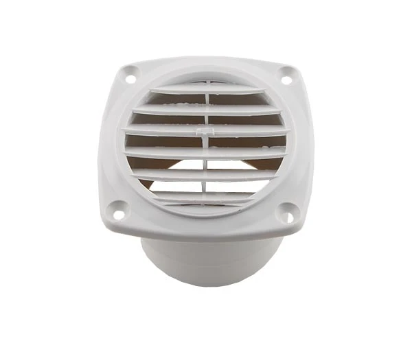 Ventilgaller plast vit 85x85mm