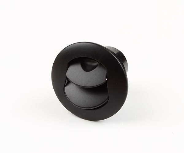 Inblåsningsventil 50mm svart