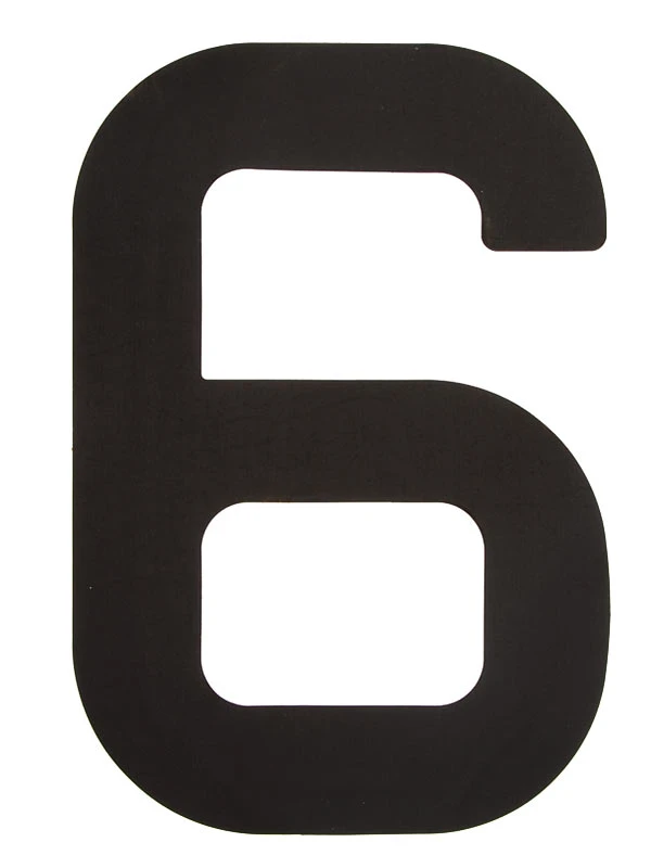 Segelsiffra 6, 23cm (optimist)
