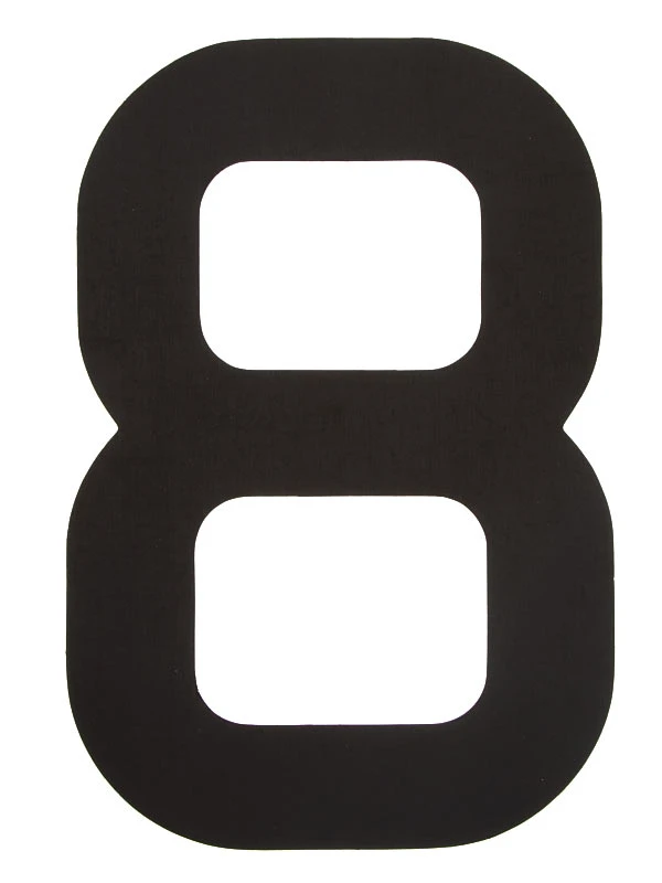 Segelsiffra 8, 30cm